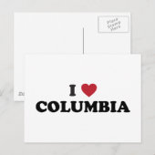 I Liebe Columbia Missouri Postkarte (Vorne/Hinten)