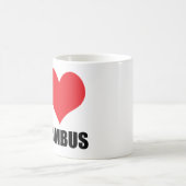 I Liebe Columbus Kaffeetasse (Mittel)