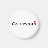 I Liebe Columbus Magnet (Vorne)