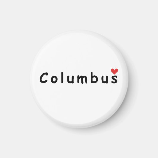 I Liebe Columbus Magnet (Vorne)