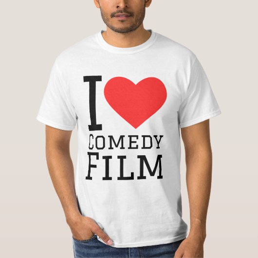 I Liebe Comedyfilm T-Shirt (Vorderseite)