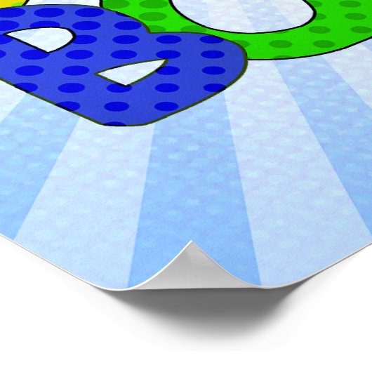 I Liebe Comic Books Poster (Ecke)