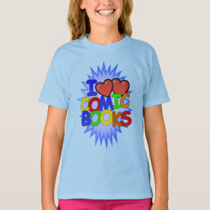 I Liebe Comic Bücher T - Shirt