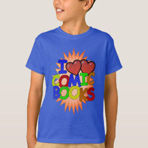 I Liebe Comic Bücher T - Shirt