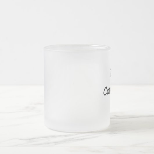 I Liebe Comic Sans Mattglastasse (Mittel)