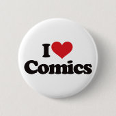 I Liebe-Comicen Button (Vorderseite)