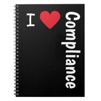 I Liebe Compliance Geschenk I Herzen Compliance Of Notizblock