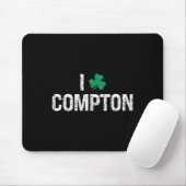 I Liebe Compton Kleeblatt Clover St. Patrick's Day Mousepad (Mit Mouse)