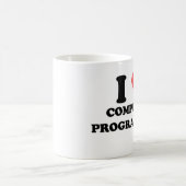 I Liebe-Computer-Programmierung Kaffeetasse (Mittel)