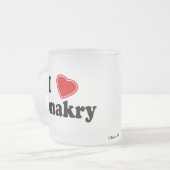 I Liebe Conakry Mattglastasse (Vorderseite Links)