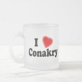 I Liebe Conakry Mattglastasse (Links)