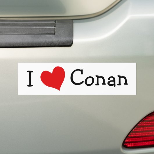 I Liebe Conan Autoaufkleber (Auf Auto)
