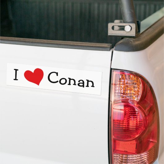 I Liebe Conan Autoaufkleber (Auf Lkw)