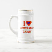 I LIEBE CONCEALED CARRY BIERGLAS (Links)