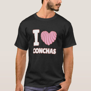 I Liebe Conchas mexikanisches Brot Yummy Concha Pa T-Shirt