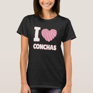 I Liebe Conchas mexikanisches Brot Yummy Concha Pa T-Shirt