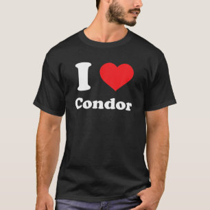 I Liebe Condor liebt Tiere T-Shirt