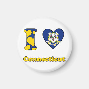 I Liebe Connecticut Magnet