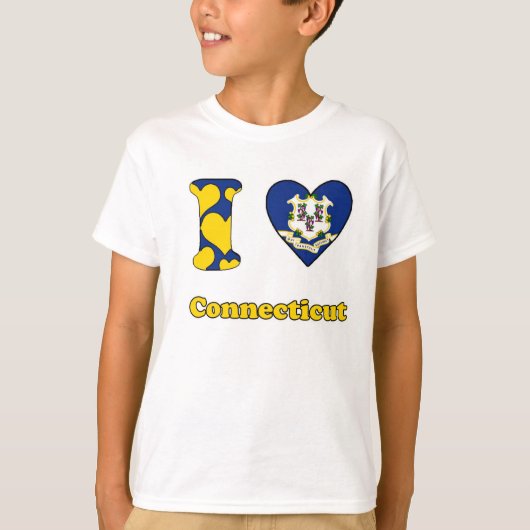 I Liebe Connecticut T-Shirt (Vorderseite)