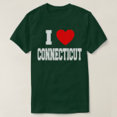 I Liebe Connecticut T-Shirt (Design vorne)