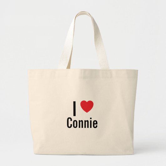 I Liebe Connie Jumbo Stoffbeutel (Vorne)