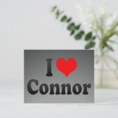 I Liebe Connor Postkarte (Stehend Vorderseite)