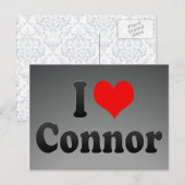 I Liebe Connor Postkarte (Vorne/Hinten)