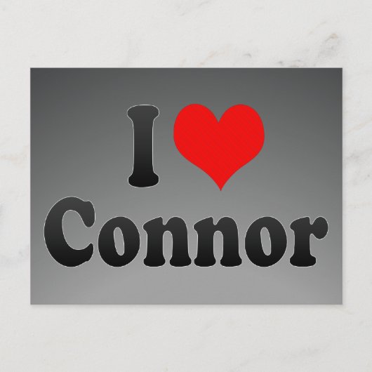 I Liebe Connor Postkarte (Vorderseite)