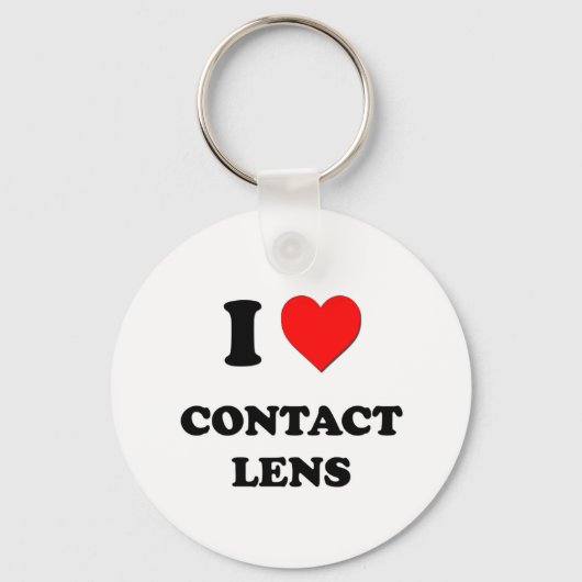 I Liebe Contact Lens Schlüsselanhänger (Vorderseite)