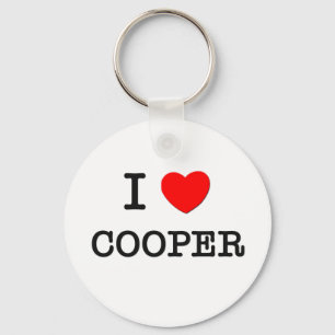 I Liebe Cooper Schlüsselanhänger