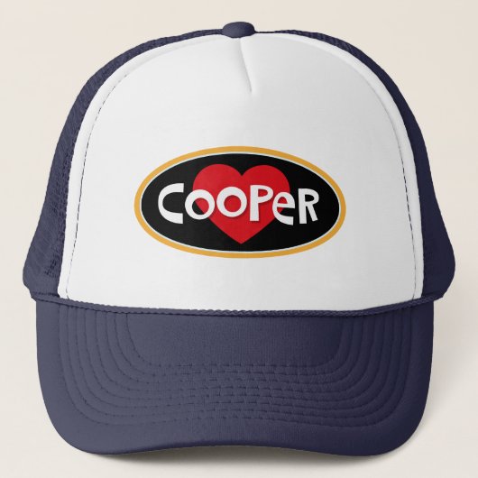 I Liebe Cooper Truckerkappe (Vorderseite)