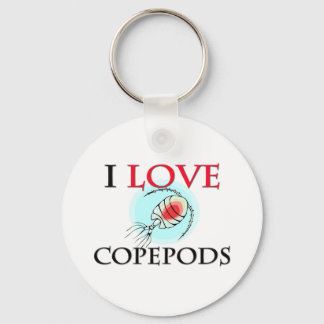 I Liebe Copepods Schlüsselanhänger