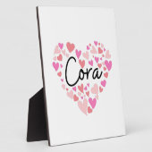 I Liebe Cora Fotoplatte (Seite)