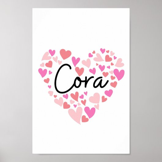 I Liebe Cora Poster (Vorne)