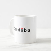 I Liebe Cordoba Kaffeetasse (Vorderseite Links)