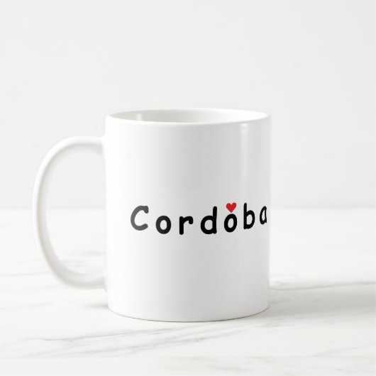 I Liebe Cordoba Kaffeetasse (Links)
