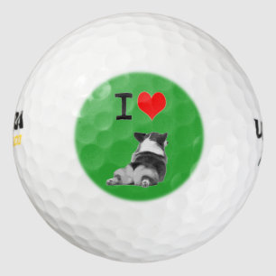 I Liebe Corgi Hinterns Golfball