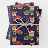 I Liebe Corgis Christmas Sweater Geschenkpapier Set (Beispiel)