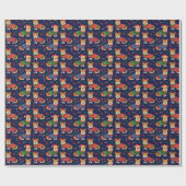 I Liebe Corgis Christmas Sweater Wrapping Paper Geschenkpapier (Flach)