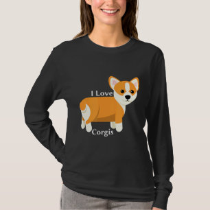 I Liebe Corgis Cool Apparel Corgis T-Shirt
