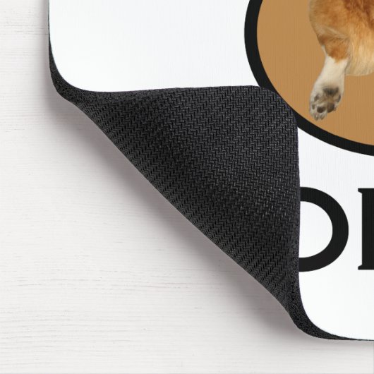 I Liebe Corgis Corgi Hintern Mousepad (Ecke)