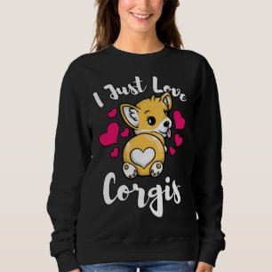 I Liebe Corgis Funny Pem Welsh Corgi 986 Sweatshirt