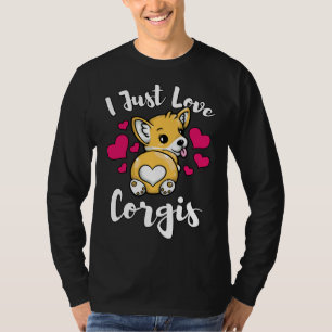 I Liebe Corgis Funny Pem Welsh Corgi 986 T-Shirt