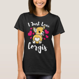I Liebe Corgis Funny Pem Welsh Corgi 986 T-Shirt