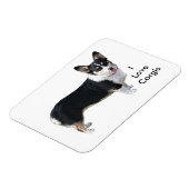 I Liebe Corgis Magnet (Linke Seite)