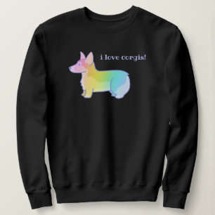 "I Liebe Corgis" Rainbow Corgi Sweatshirt