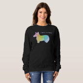 "I Liebe Corgis" Rainbow Corgi Sweatshirt (Vorne ganz)