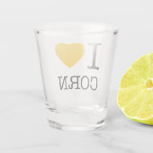I LIEBE CORN SCHNAPSGLAS (Rückseite)