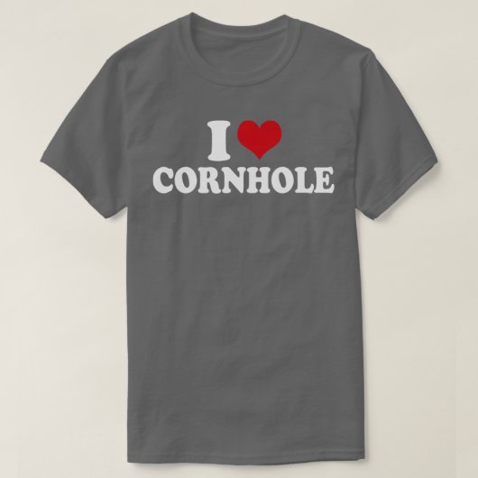 I Liebe Cornhole1 T-Shirt (Design vorne)