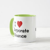 I Liebe Corporate Finance Manager Partner Fusion A Tasse (Vorderseite Links)